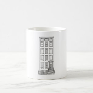 Klassische New Yorker Treppenhaustassenwohnung Zei Kaffeetasse
