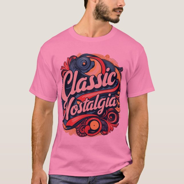 Klassische Nostalgie T-Shirt (Vorderseite)