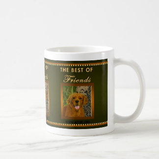 Klassische olivgrüne goldener Retriever-Tasse Kaffeetasse