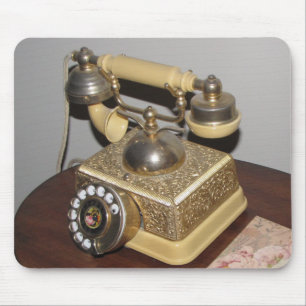 Klassische Original Antique Phone Mouse Pad Mousepad