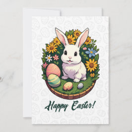 Klassische Ostersonnige Illustration. Frohe Ostern Feiertagskarte