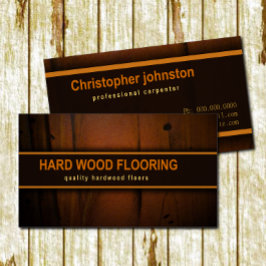 Klassische Parkettböden Holzfußboden Imitat Holz Visitenkarte