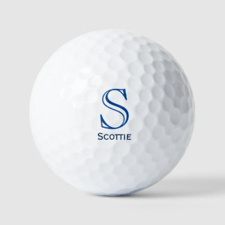Klassische personalisierte Golfbälle mit Monogramm