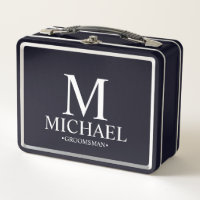 Klassische Personalisierte Trauzeuge Geschenkboxen