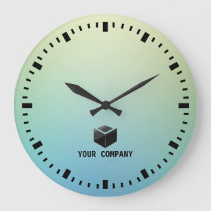 Klassische personalisierte und bearbeitbare Untern Große Wanduhr