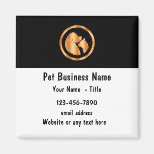 Klassische Pet Service Trendy Business Magnete Magnet
