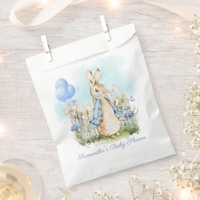 Klassische Peter Rabbit Baby Duwer Favoriten Geschenktütchen (Ausgeschnitten)