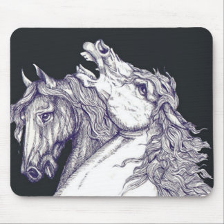 Klassische Pferde Mousepad