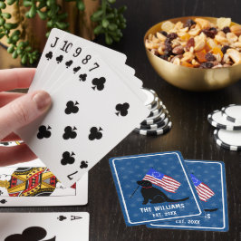 Klassische Playing Cards für Hunde im Schwarzen La Spielkarten