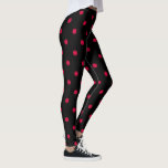 Klassische Polka-Punkt-Leggings - Leggings<br><div class="desc">Diese niedlichen Leggings kennzeichnen einen klassischen schwarzen und kastanienbraunen roten Polkapunktdruck. Tragen Sie sie zur Turnhalle, Yogaklasse, auf Botengangläufen oder Aufenthaltsraum herum das Haus! Fügen Sie es Ihren Leggings Sammlung oder Geschenk sie jemand Sie Liebe hinzu!</div>