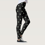 Klassische Polka-Punkt-Leggings - schwärzen Leggings<br><div class="desc">Diese niedlichen Leggings kennzeichnen einen klassischen Schwarzen und Polkapunktdruck des Flüsterns grünen. Tragen Sie sie zur Turnhalle, Yogaklasse, auf Botengangläufen oder Aufenthaltsraum herum das Haus! Fügen Sie es Ihren Leggings Sammlung oder Geschenk sie jemand Sie Liebe hinzu!</div>