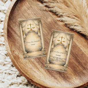 Klassische professionelle Markenbildung für Anwält Visitenkarte