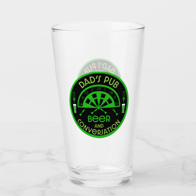 Klassische Pub Darts Glas (Vorderseite)