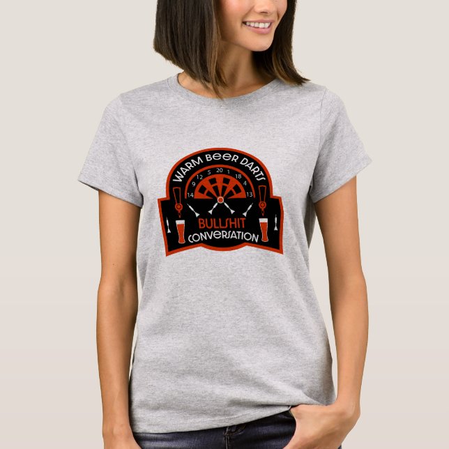 Klassische Pub Darts T-Shirt (Vorderseite)