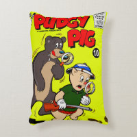 Klassische PUDGY PIG Comic-Kissen