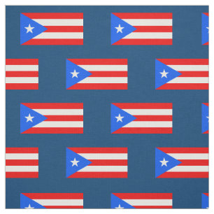 Klassische puerto-rikanische Flagge Stoff