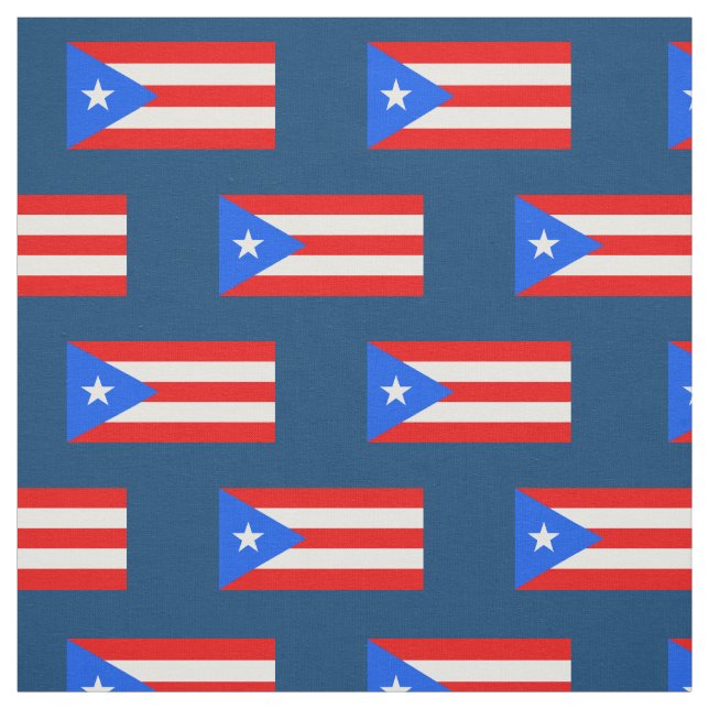 Klassische puerto-rikanische Flagge Stoff (Muster)