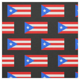 Klassische puerto-rikanische Flagge Stoff