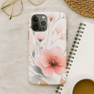 Klassische, raffinierte, delikate Watercolor-Blume Case-Mate iPhone Hülle