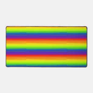 Klassische Regenbogenflaggenfarben Marker Stil Gay Schreibtischunterlage
