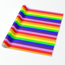 Klassische Regenbogenstreifen Bright Bold Mehrfarb