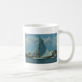 Klassische Rennjacht Kaffeetasse