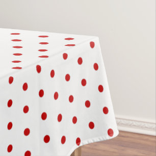 Klassische Retro Arttischdecke des Tupfenmusters Tischdecke