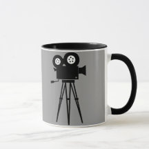 KLASSISCHE RETRO FILMTECHNIK-KAMERA UND STATIV
