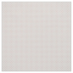 Klassische Retro Red Polka Punkte auf Creme Stoff