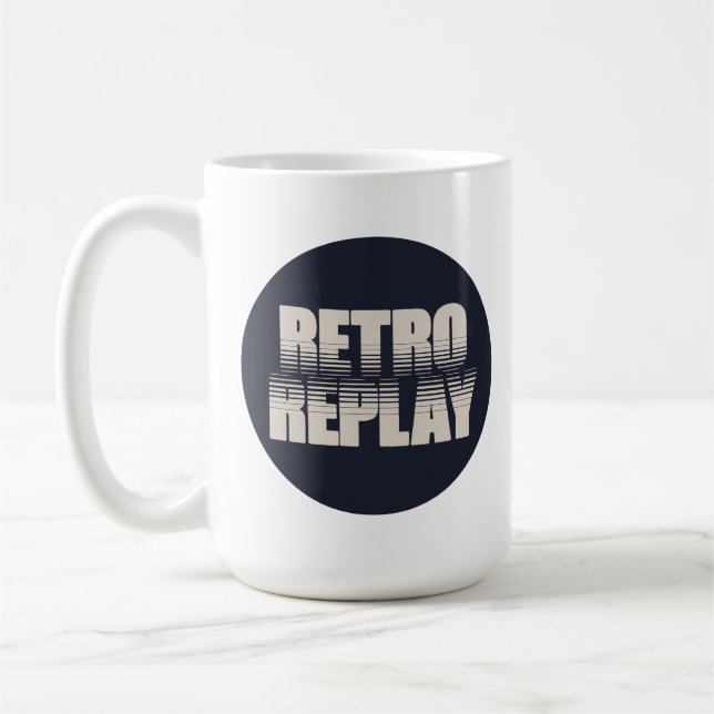 Klassische Retro Replay-Kaffee-Tasse Kaffeetasse (Links)