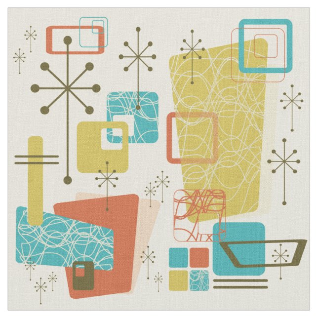 Klassische Retrocreme Stoff (Nahaufnahme)