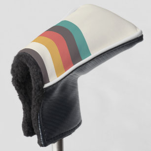 Klassische Retrostreifen Golf Headcover