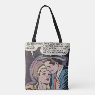 Klassische romantische Comics aus den 1950er Jahre Tasche