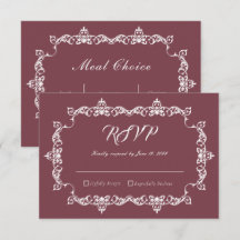 Klassische romantische Rosenholz-Hochzeit mit aufw