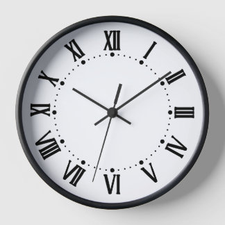 Klassische römische Zahlen Wall Clock - zeitlos sc Uhr