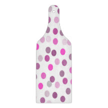 Klassische rosa Polka Punkte auf Weiß