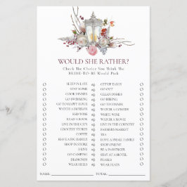 Klassische Rose aus Flora und Lantern Brautparty