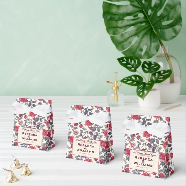 Klassische Rose Gefälligkeitsbox für gepflegtes Pa Geschenkschachtel (Zahlreiche)