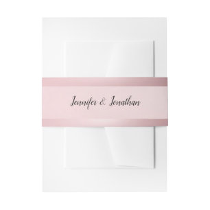 Klassische Rose Gold Moderne kalligraphische Schri Einladungsbanderole