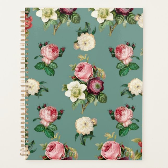 Klassische Rose und Jade Planer (Vorderseite)