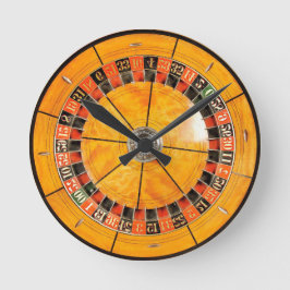Klassische Roulette aus Holz - Uhr