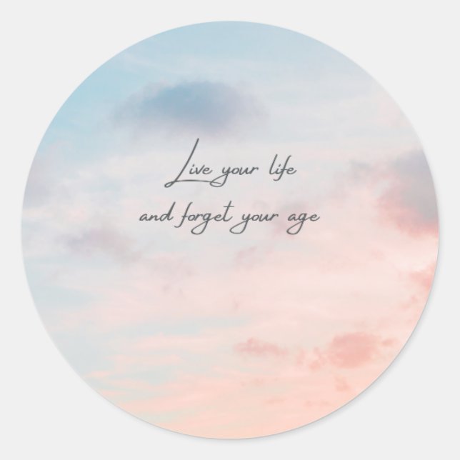 Klassische Round Stickers (Vorderseite)