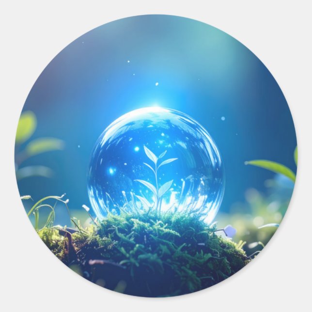 Klassische Round Stickers (Vorderseite)