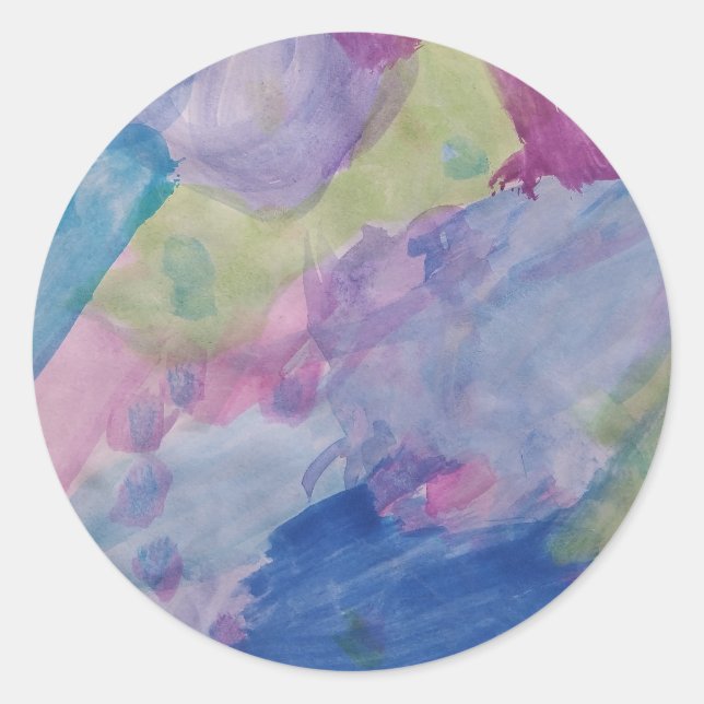 Klassische Round Stickers (Vorderseite)