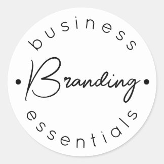 Klassische Round Stickers