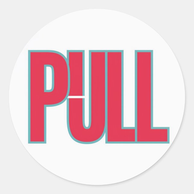 Klassische Round Stickers (Vorderseite)