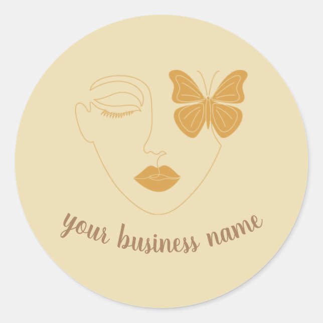 Klassische Round Stickers (Vorderseite)