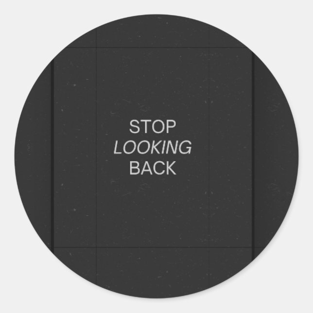 Klassische Round Stickers (Vorderseite)