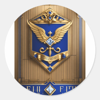 Klassische Round Stickers