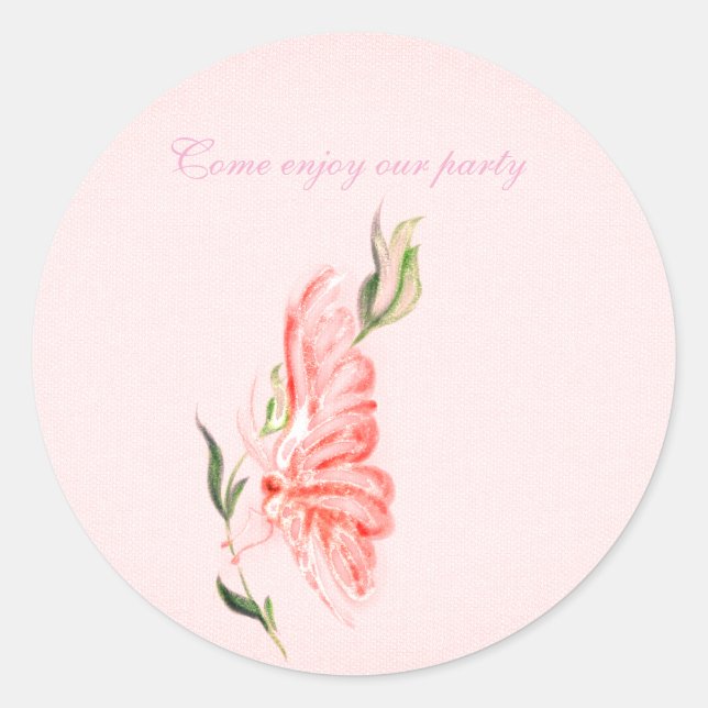 Klassische Round Stickers (Vorderseite)